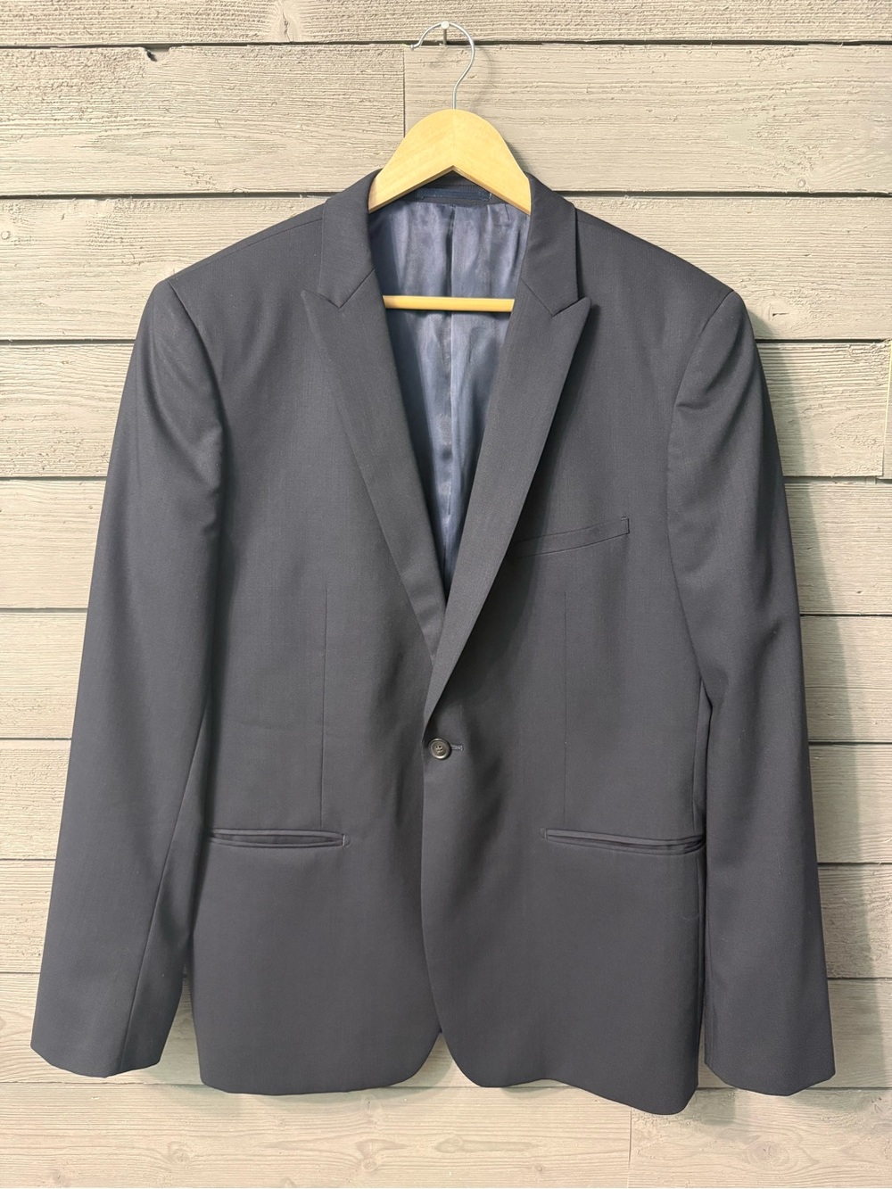 Reiss Navy Blue Men’s Sports Coat Blazer Jacket Chest 44 Summer Casual Work